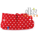 EH Moon Pouch Bindentäschchen red hearts