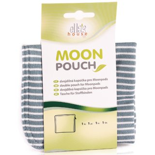 EH Moon Pouch Bindentäschchen blue stripes