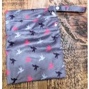 Cheeky Wipes Double Wetbag Grey Birds